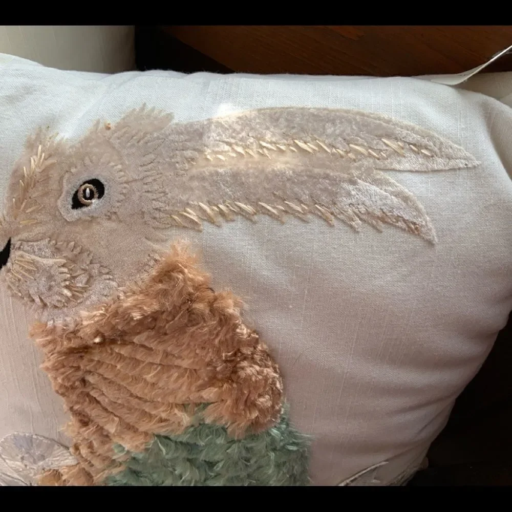 Anthropologie Bunny Accent Pillow